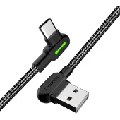 Mcdodo USB to USB-C cable CA-5280 LED, 0.5m (black)