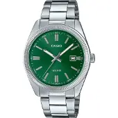 Casio Analoog horloge 'Sportiv' donkergroen / zilver / wit