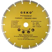 GEKO Diamant-Segment-Trennscheibe, 230x8x22mm