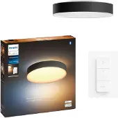 Philips Enrave L plafondlamp White Ambiance Zwart