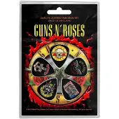 Guns n' Roses - Bullet Logo Plectrum - Set van 5 - Multicolours