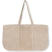 Manfield Beige suède shopper | Maat Onesize