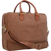 Bric's Life Briefcase 39 cm laptop compartiment bruin