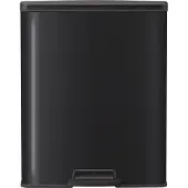 Curver Decobin 26+26L Duo prullenbak zwart