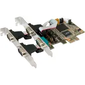 EXSYS EX-44064 PCI Express x1 kaart 4x serieel RS-232