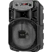 Krüger&Matz Music Box zwarte luidspreker (Oplaadbare batterij), Bluetooth luidspreker, Zwart