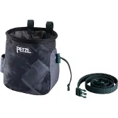 Petzl SAKA Ergonomische Krijtzak met Riem Donkergrijs