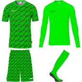 Uhlsport Trainingspak limoen / zwart
