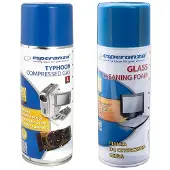 Esperanza ES102 - 5905784766775 ESPERANZA ES102 - Schuimglasreiniger 400ml, Camera schoonmaken, Blauw, Wit