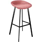 Kick Collection barkruk Finn hoog - Velvet Roze