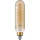 Philips Ledfilamentlamp Giant Spiral - Goud - D6,6cm - Dimbaar - Warm Wit - E27 - 7w