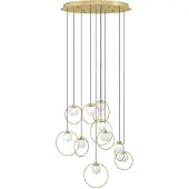 Eglo Hanglamp Portocolom Messing 10-lichts Rond