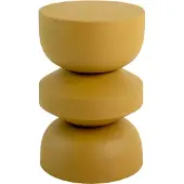 Kick Collection Kick bijzettafel Jon - Uniek design - Okergeel
