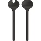 Mepal Saladebestek Silueta 2-delig - Nordic black - campingservies - Campingbestek - Buitenservies