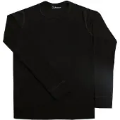 Joha - Blouse Long Sleeves - Merino-ondergoed XS, zwart