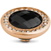Melano Vivid Crystal CZ Steentje Black Rosé