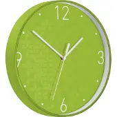 Leitz 9015-00-54 Wandklok WOW, quartz uurwerk, groen