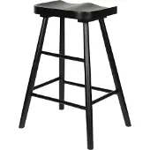 White Label Barkruk Vander Black