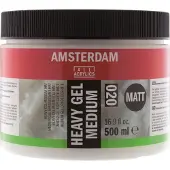 Amsterdam Heavy Gel Medium Mat 020 Pot 500 ml