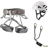 Ocun - Via Ferrata Twist Shard Set - Klimset XS-M, grijs/groen