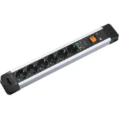 Bachmann 330.104 CONNECTUS stekkerdoos, 6-voudig / met overspanningsbeveiliging