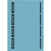 Leitz Rugetiket Zelfklevende Printbare Rugetiketten A4 Blauw 6.15 x 19,2 cm 25 Vellen à 4 Etiketten