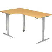 Hjh OFFICE PRO XDSM 82 S - Beuken 200 x 120 Tafelhoogte I Elektrisch in hoogte verstelbaar