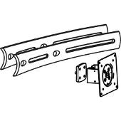 Ergotron DS100 kruisbalkverlenger, kort, 2,7 kg