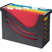 Jalema Hangmappenbox Re-Solution A4 voor 15 hangmappen, incl. 5 mappen, zwart