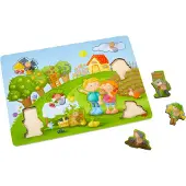 Haba Vormenpuzzel Boomgaard 9-delig