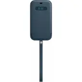 Apple iPhone 12 Pro Max Leather Sleeve MagSafe Baltic Blue