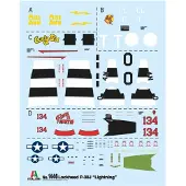 Italeri Modelbouwpakket Vliegtuigen - 1446 P-38J Lightning Plastic - 1:72 - Modelbouw