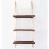 Hannah Home Wandrek Fajah | hout bruin 40x110x14 cm wandrekken | NADUVI