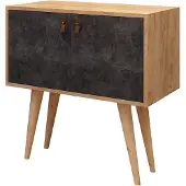 Skye Decor , Dencia, Konsole, Eiche, 100% melaminecoating, spaanplaat, 80 x 80 x 80 cm