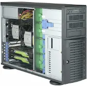 Supermicro CSE-743AC-1K26B-SQ Supermicro 4U 8x3.5"/2.5" hot-swap SAS drive 1000W