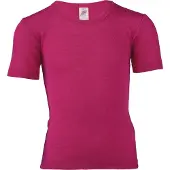 Engel - Kinder Unterhemd S/S - Merino-ondergoed 164, roze