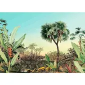 Overig Fotobehang Oasis - Meerkleurig - 2,50m X 350cm
