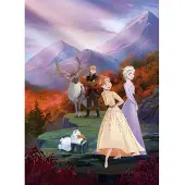 Komar Papierfotobehang Frozen De Lente Komt Eraan - Paars - 2,54m X 184cm