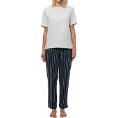 Schiesser Pyjama 'Organic Cotton' grijs