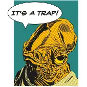 Komar Poster Star Wars Classic Comic Quote Ackbar 40 X 50 Cm