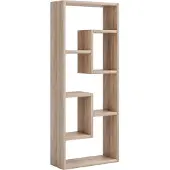 VCM Vilo wandkast 5 planken eik decor.