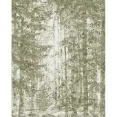 Komar Fotobehang Fading Forest - Groen - 2,50m X 200cm