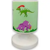 Niermann Standby Tafellamp Dino, groen, Kinderkamer, Kunststof, Tafellamp