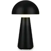Briloner - FUNGO - LED accu tafellamp, traploos dimbaar, Touch, mobiel licht, LED tafellamp buiten, LED tafellamp snoerloos, mat zwart