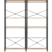 Möbilia -legbord met uittrekelement 167,5x210 cm