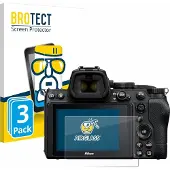 BROTECT Screenprotector 3 Stuks voor Nikon Z 5 Beschermglas transparant