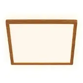 Briloner Plafondlamp Tava Wood, hout licht, Woon-/ Eetkamer, Kunststof, plafondlamp