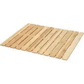 MCW Badmat -E73, Douchemat Badmat, Bamboe antislip, 60x50cm