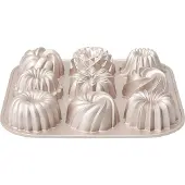 Patisse Mini Tulbandvorm - 9 Tulbandjes - 24x24 cm - Bakvorm