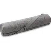 Yogistar Yogatasche yogibag basic - zip - cotton - art collection - 65 cm - lotus mandala - graphit